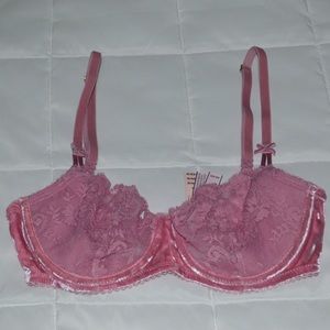 Victoria’s Secret Pink Velvet Unlined Bra